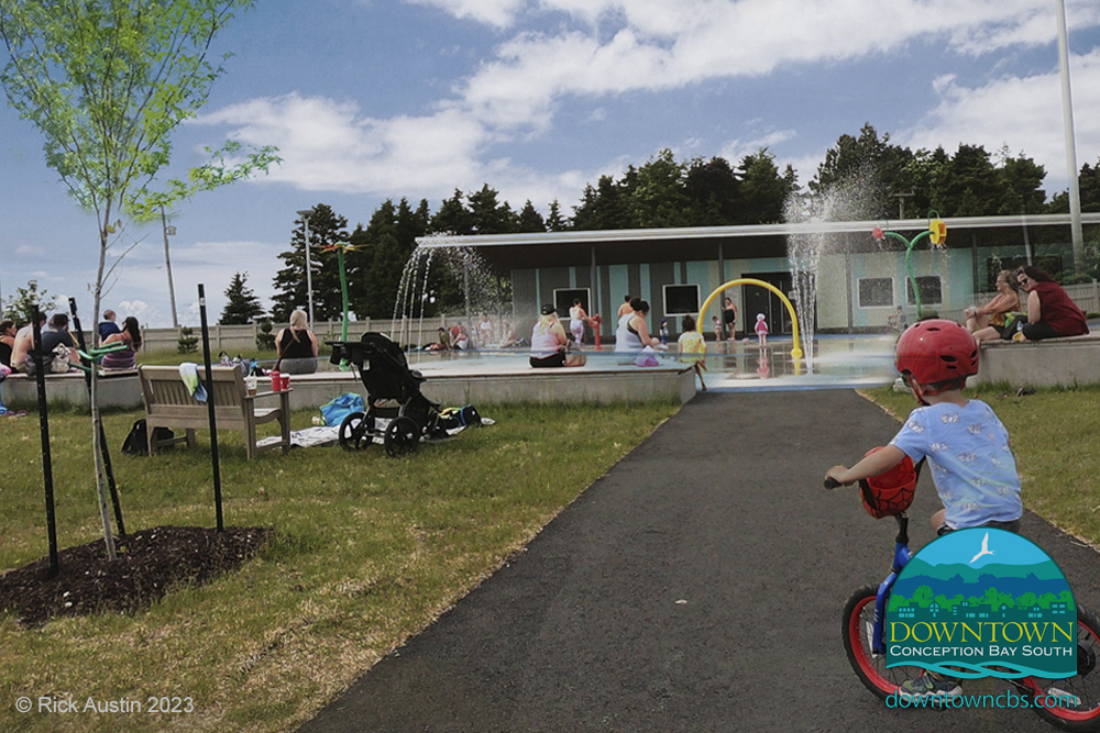 Water Park, Community Park, Conception Bay South summer 2023.