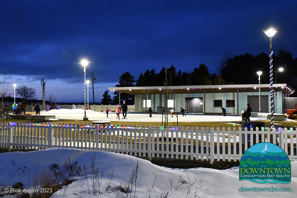 Night skating. Community Park, Conception Bay South.