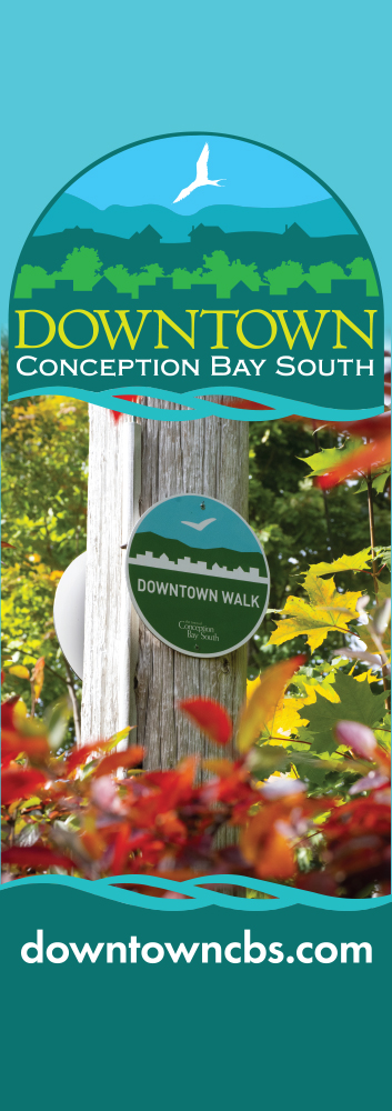 Downtown Walk Trail Fall pole banner