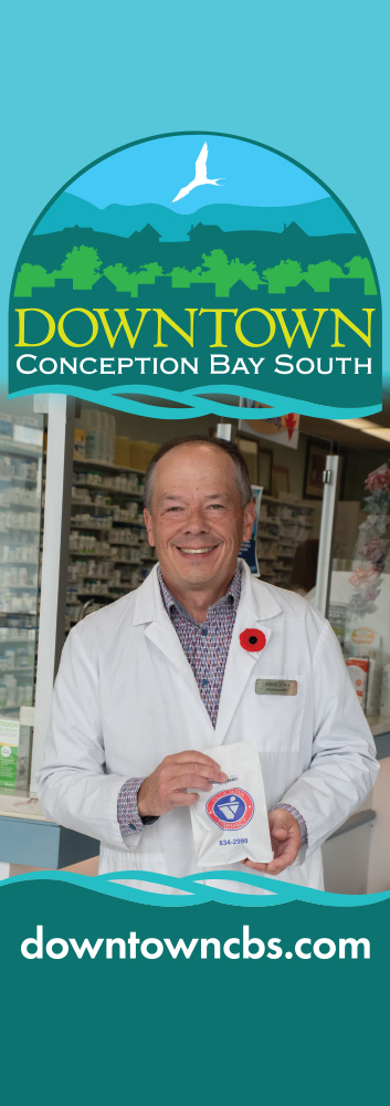 Villa Nova Pharmacy pole banner